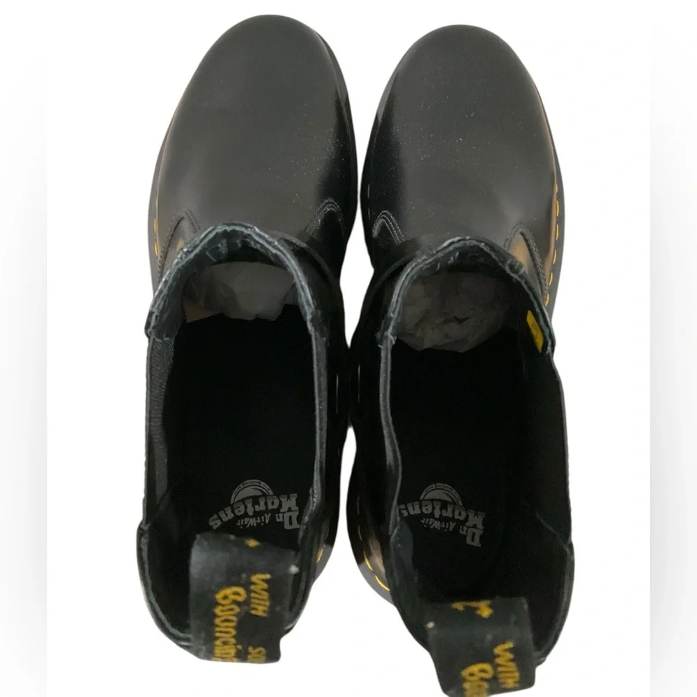 Dr. Martens Men’s Wilcox Smooth Leather Buckle Boots EUR 47 Size 13 NEW - Picture 9 of 13